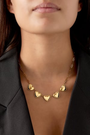 small heart studs necklace h5 Picture2